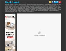 Tablet Screenshot of duck-hunt.org